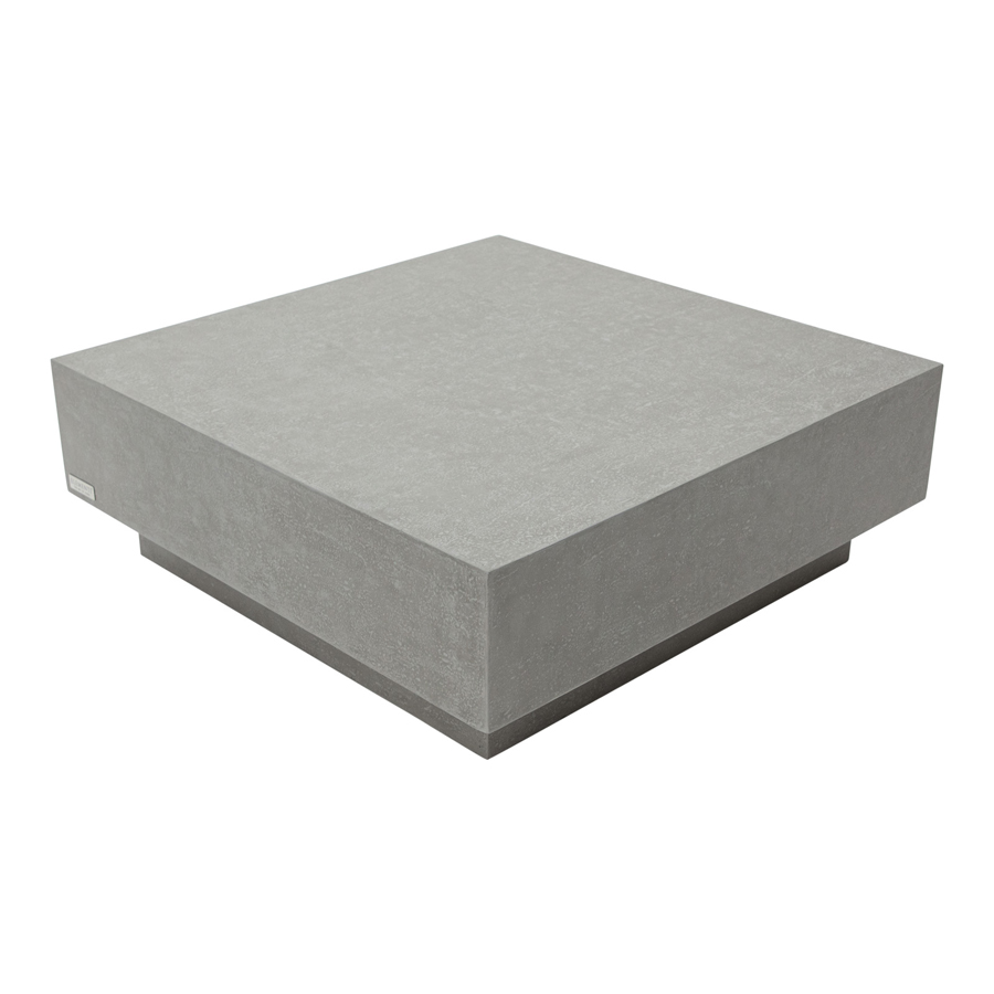 table basse gris beton