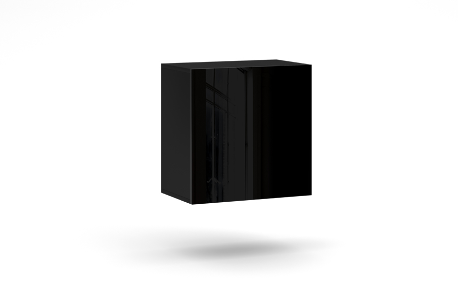 Etagere cube murale noire VIVO