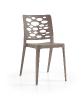 Chaise design VENUS - Alliance de confort, style et polyvalence (Vendues par 4) Coloris : Taupe