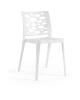 Chaise design VENUS - Alliance de confort, style et polyvalence (Vendues par 4) Coloris : Blanc