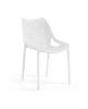 Chaise de terrasse OXY - Chaise polypropylène, 14 Coloris (Vendues par 4) Coloris : Blanc