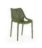 Chaise de terrasse OXY - Chaise polypropylène, 14 Coloris (Vendues par 4) Coloris : Olive
