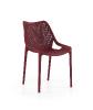 Chaise de terrasse OXY - Chaise polypropylène, 14 Coloris (Vendues par 4) Coloris : Bordeaux
