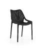 Chaise de terrasse OXY - Chaise polypropylène, 14 Coloris (Vendues par 4) Coloris : Noir