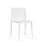 Chaise en polypropylène extérieur ELITE, 6 Coloris (Vendues par 4) Coloris : Blanc