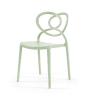 Chaise polypropylène originale LOVELY - Chaise avec fibre de verre, 9 Coloris (Vendues par 4) Coloris : Vert pastel