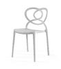 Chaise polypropylène originale LOVELY - Chaise avec fibre de verre, 9 Coloris (Vendues par 4) Coloris : Gris pastel
