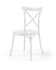 Chaise pour salon de jardin PALMA - Chaise vintage, 11 Coloris (Vendues par 4) Coloris : Blanc