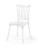 Chaise de jardin empilable HAVANA - Chaise en plastique, 13 Coloris (Vendues par 4) Coloris : Blanc