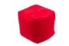 Repose pied pouf coussin - PABLO ORIGINAL - 12 Coloris Coloris : Rouge