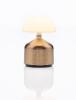 Lampe de table à LED sans fil 25 couleurs - DEMOISELLE SMALL DOME SABLE - IMAGILIGHT Coloris : Bronze