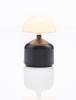 Lampe de table à LED sans fil 25 couleurs - DEMOISELLE SMALL DOME SABLE - IMAGILIGHT Coloris : Noir