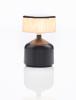 Lampe de table sans fil 25 couleurs - DEMOISELLE SMALL CYLINDRIQUE SABLE - IMAGILIGHT Coloris : Noir