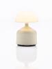 Lampe de table à LED sans fil 25 couleurs - DEMOISELLE SMALL DOME SABLE - IMAGILIGHT Coloris : Sable