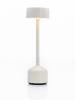 Lampe de table sans fil 25 couleurs - DEMOISELLE TALL CYLINDRIQUE - IMAGILIGHT Coloris : Blanc