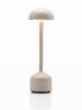 Lampe de table à LED sans fil 25 couleurs - DEMOISELLE TALL DOME - IMAGILIGHT Coloris : Sable