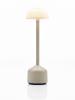 Lampe de table à LED sans fil 25 couleurs - DEMOISELLE TALL DOME SABLE - IMAGILIGHT Coloris : Sable