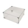 Petite table brasero rectangulaire gris - PETIT RECHTHOEK Ecran protection : Oui
