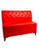 banquette vintage chesterfield rouge