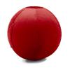 Coussin rond velours - JUMBO CELESTE VELVET - Diamètre 65 cm - 7 Coloris Coloris : Rouge scarlet