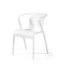 Chaise de jardin en polypropylène - Chaise LUSA - 9 Coloris (Vendues par 4) Coloris : Blanc