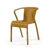Chaise de jardin en polypropylène - Chaise LUSA - 9 Coloris (Vendues par 4) Coloris : Moutarde