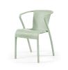 Chaise de jardin en polypropylène - Chaise LUSA - 9 Coloris (Vendues par 4) Coloris : Vert pastel