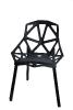 chaise polypropylene fer air design noire