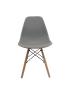 chaise scandinave stokholm grise