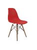 chaise scandinave stokholm rouge