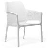 fauteuil jardin net relax anthracite blanc