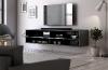 meuble de tv design noir 140cm derby140