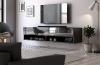 meuble de tv design noir 140cm derby140