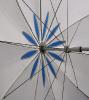 parasol 2m inclinable blanc bea 200