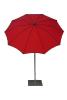 parasol droit inclinable rouge border 200