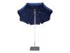 parasol rond bleu inclinable novara 200