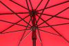 parasol rond inclinable rouge