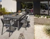table jardin aluminium rallonge integree
