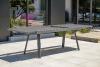 table jardin stockholm aluminium rallonge integree