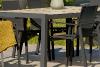 table jardin venise ceramique aluminium gris anthracite