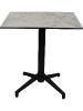 table pliable pied argos plateau compact style granite