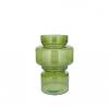 Vase en verre Ellena - Violet / Bleu / Vert - Hauteur : 25cm - Diamêtre : 16.5cm Couleur : Vert
