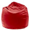 Pouf en velours d'intérieur en forme de poire - WILLIAM VELVET - 7 Coloris Coloris : Rouge scarlet