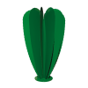 cactus decoration exterieur ballon vert 12 feuilles