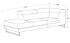 Dimensions canape d angle avec tetiere