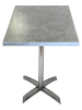 table pliable royal 60x60cm socle en croix inox