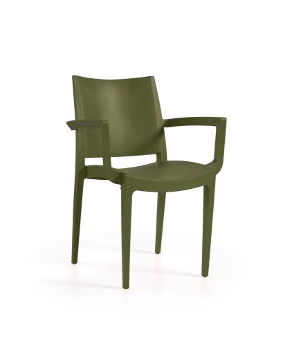 fauteuil de jardin confortable en plastique wanda