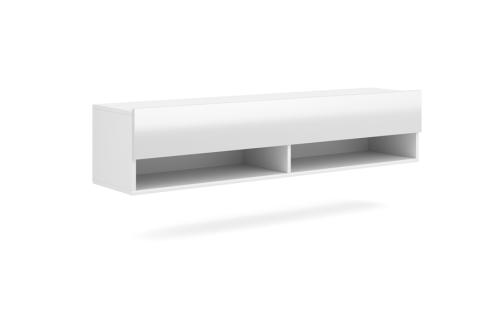 meuble de salon moderne blanc 140cm derby140