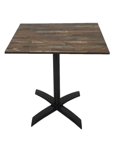 table intérieur pliante vinyl 60×70 pied noir en croix